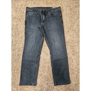 Buffalo David Bitton Jeans Men's 36x30 Blue Axel Slim Straight Stretch